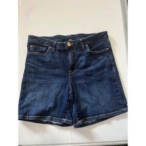 Seven7 Womens Blue Weekend Short Denim Stretch Pockets Ladies Shorts Size 10